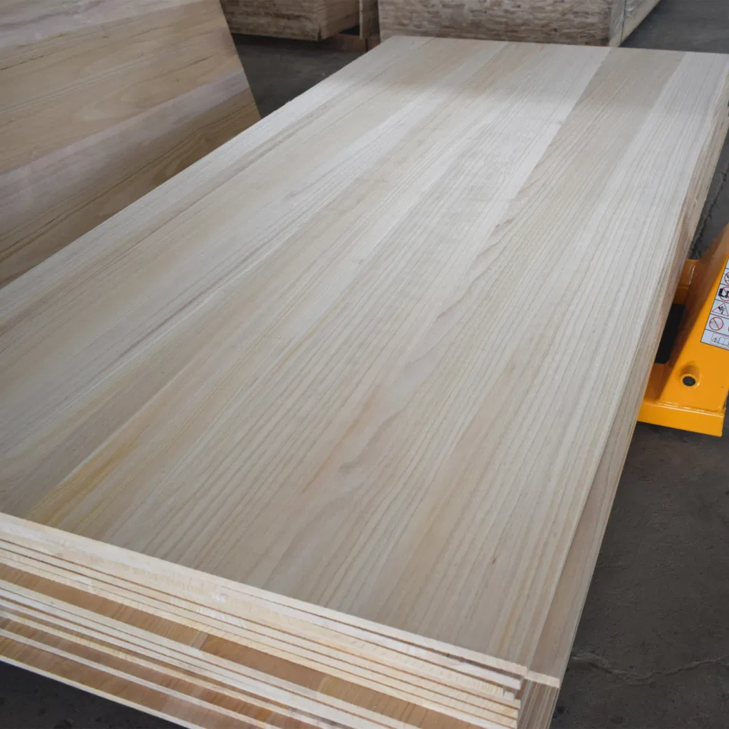 China Pao Tong Paulownia Wood Edge Glued Panel Finger Joint Board Paulownia Planks for Sale