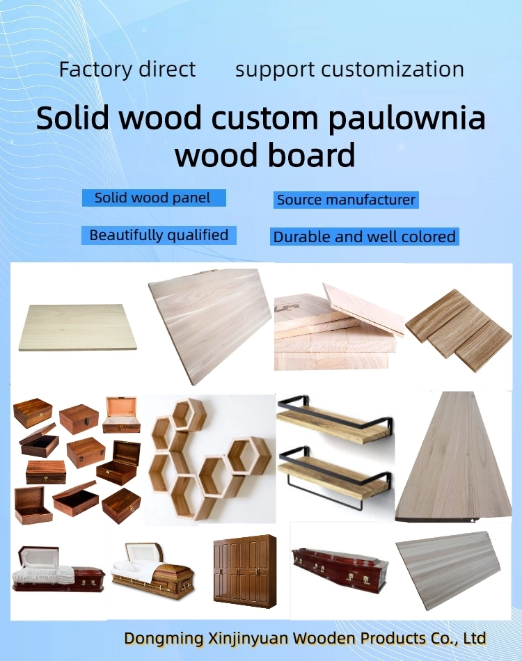 Eco-Friendly Bamboo Board, Paulownia Lumber for Sale, Sawn Timber High Gloss MDF/Plywood/Blockboard UV Veneer Ecological Board for Furniture