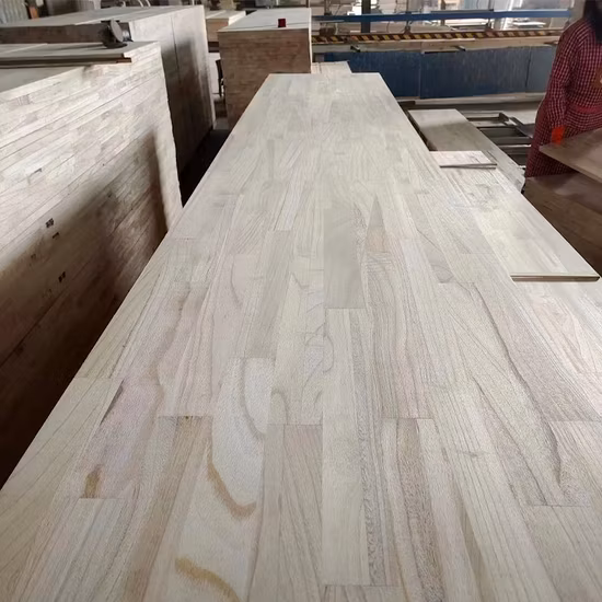 Китайская фабрика с соединением пальцев доска высокого качества Paulownia Finger Joint Board для строительства