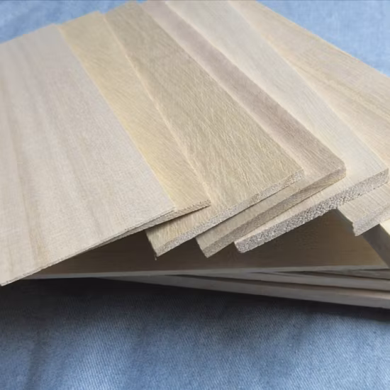 Легкая доска Paulownia Edge Клееная деревянная доска, отбеленная для рамы для изготовления мебели